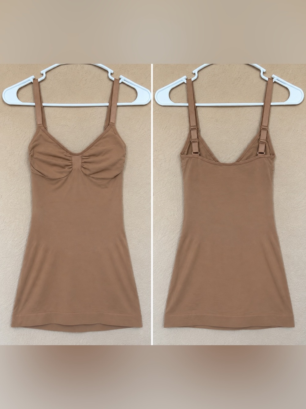 SKIMS Seamless Sculpt Slip Dress Ochre Size L Shapewear